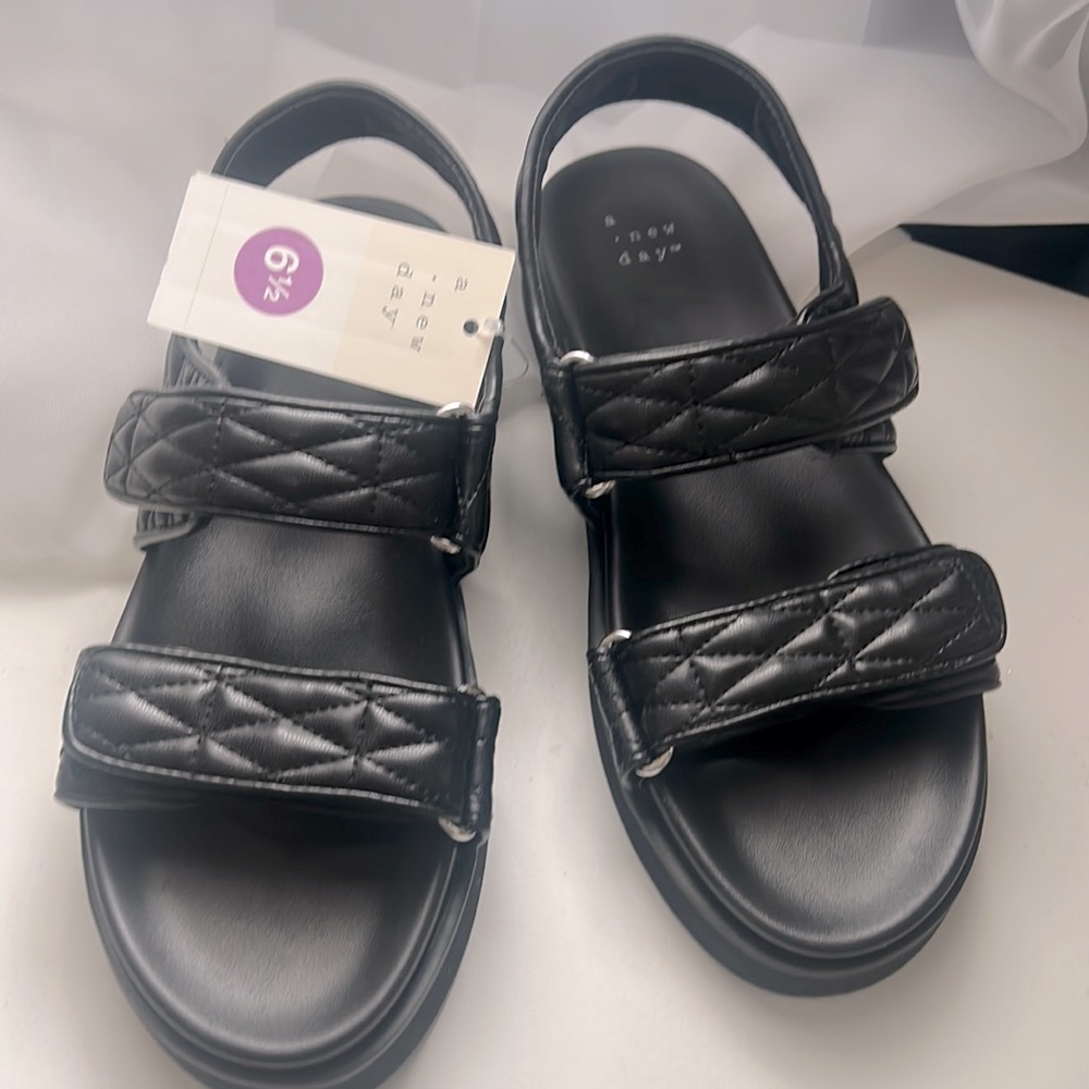 Black sandals
